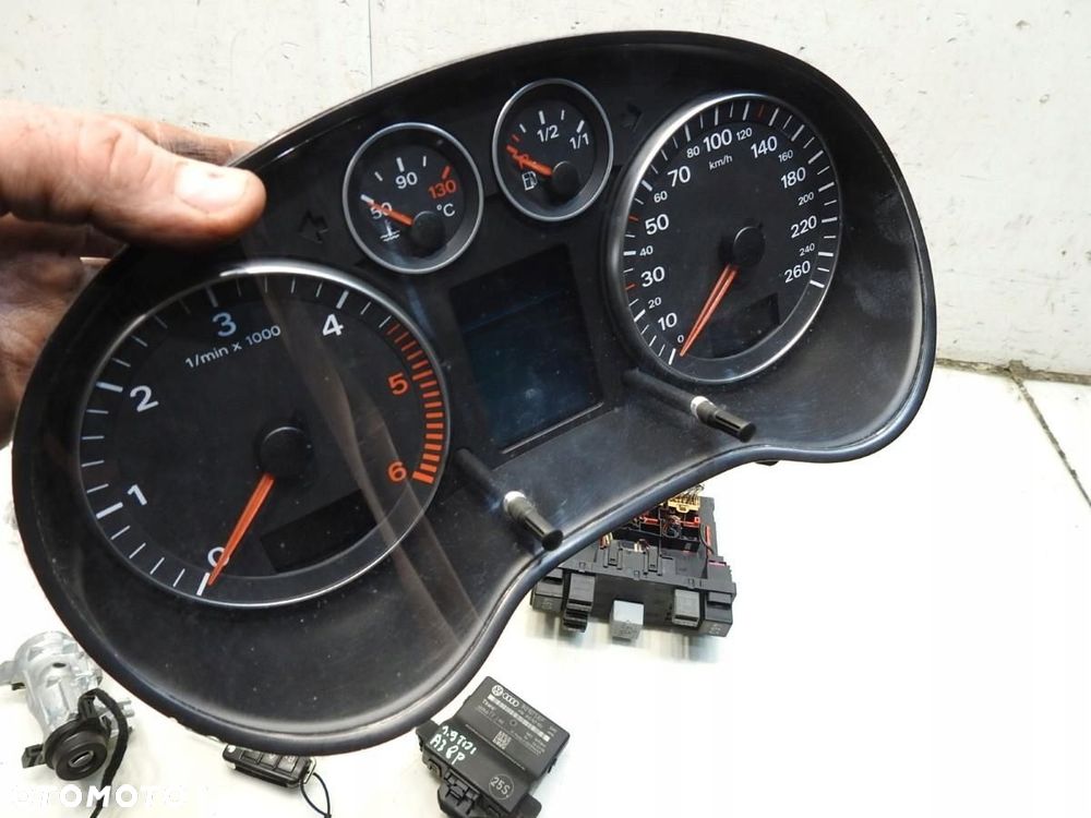 ZESTAW IMMO KOMPUTER AUDI A3 8PA 1.9 TDI 03G906021RE 8P0907279K 1K0907530P - 15