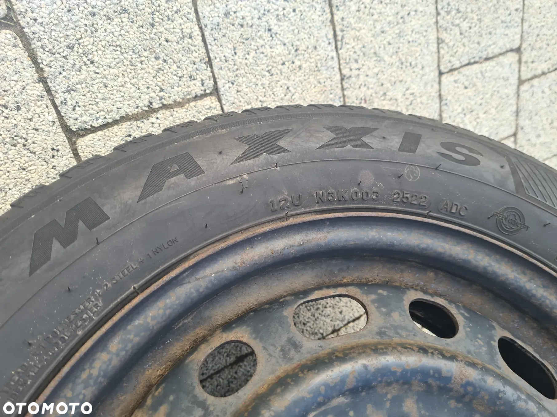 4 felgi stalowe r16" 5x114,3 Mazda 6 GH opony zima 205/60r16 maxxis 2022rok czujniki 6,5mm - 3
