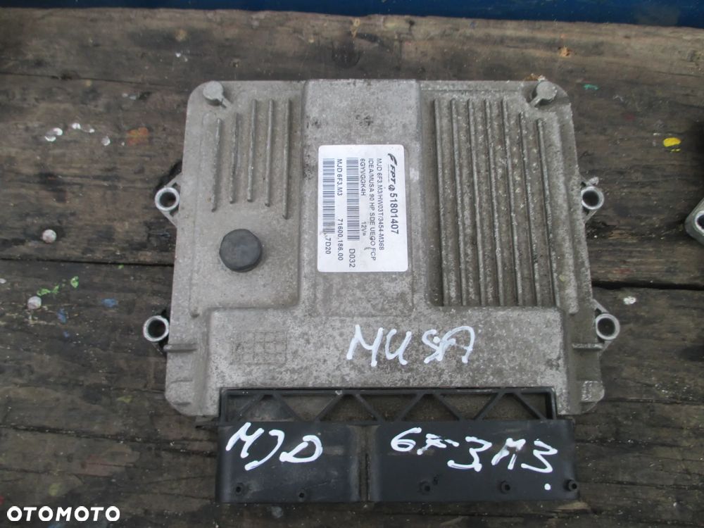 Sterownik Fiat IDEA MUSA 90 51801407 MJD6F3.M3 - 2