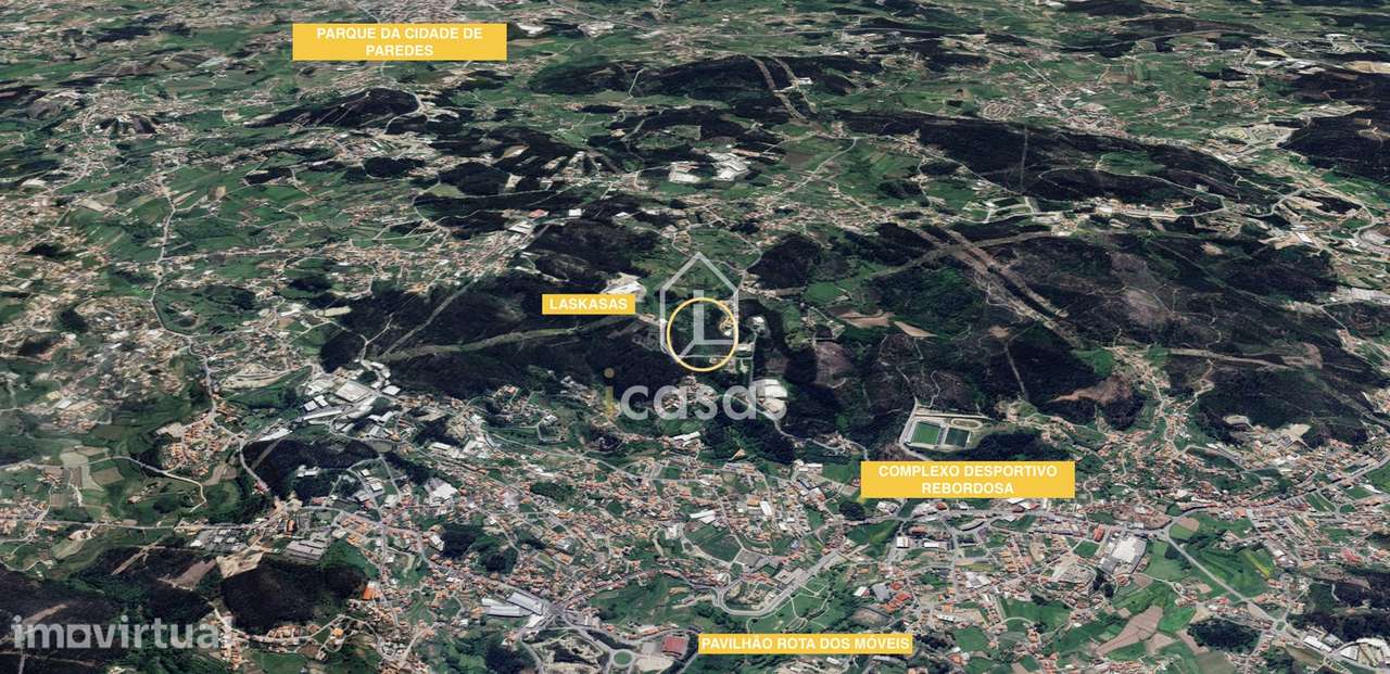 Oportunidade única de adquirir um terreno com 9.900 m² em Rebordosa - Grande imagem: 2/2
