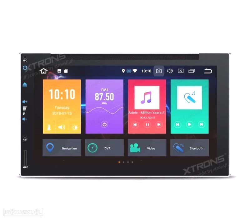 AUTO RÁDIO GPS 6.95" ANDROID 9.0 OCTA-CORE MULTIMEDIA DVD 2DIM - 1