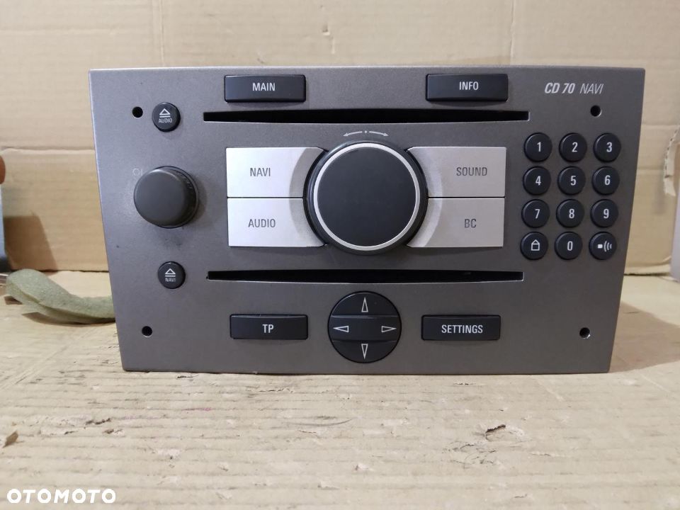 RADIO CD 70 NAVI nr 383555646 WYŚWIETLACZ OPEL VECTRA C - 12