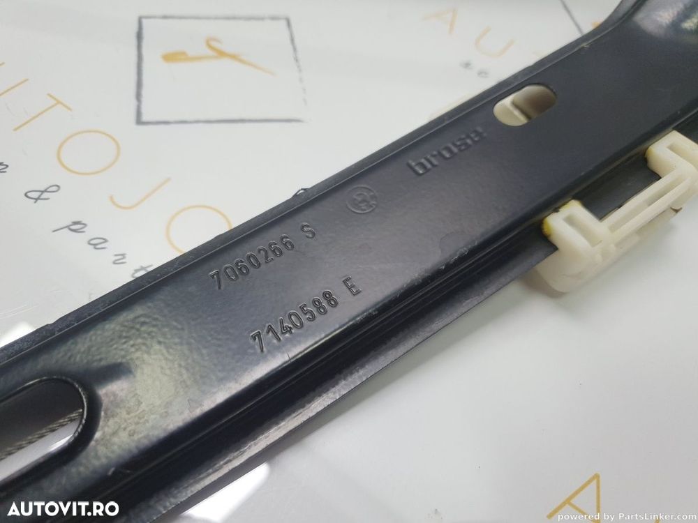 Macara geam dreapta fata BMW 3 V (E90) [ 2004 - 2012 ] 320 i (N46 B20..) 110KW|150HP OEM 7140588E - 3