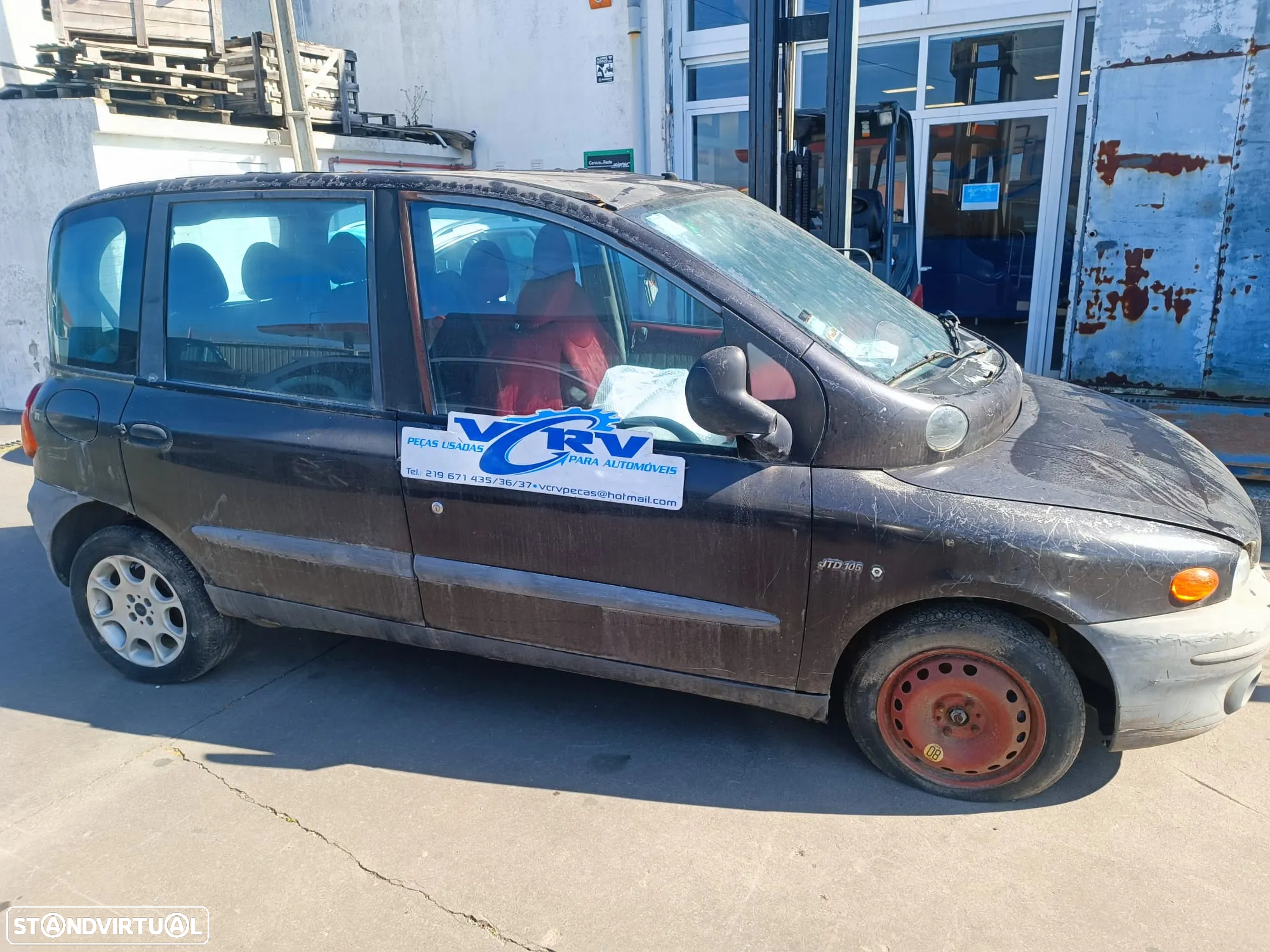 Fiat Multipla 1.9 JTD - Viatura para peças - 2