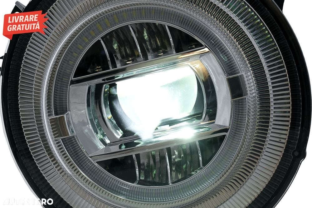 Faruri Full LED Mercedes G-Class W463 (2005-2017) Crom Facelift 2018 Design- livrare gratuita - 10