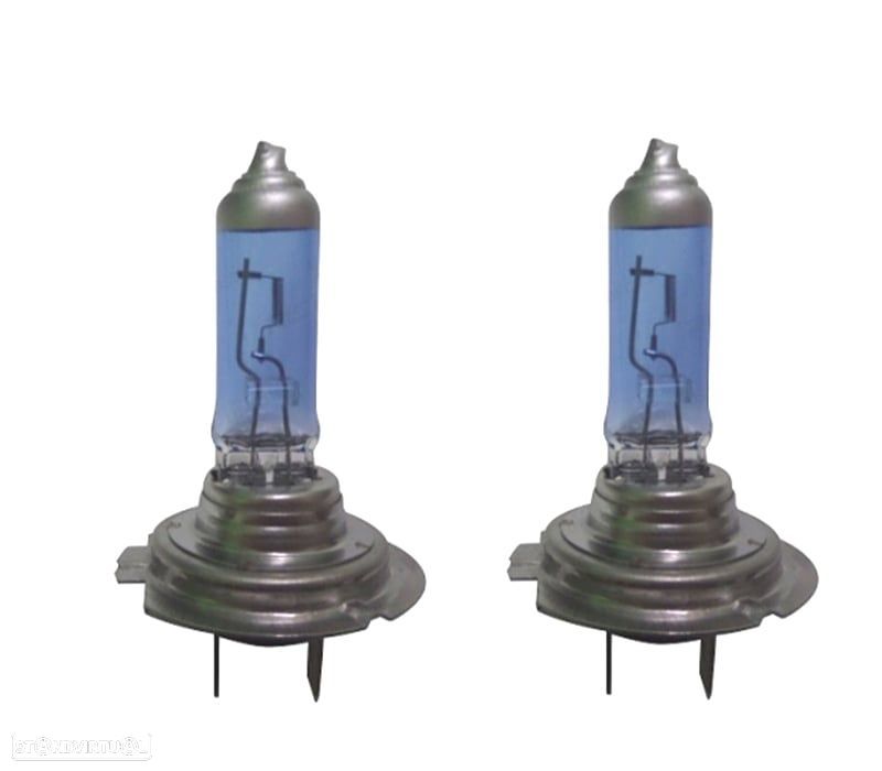 PAR DE LÂMPADAS HID SUPER BLANCAS H18 12V 65W XENON - 1