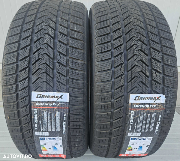 275/40 R22, 107V XL,GRIPMAX Anvelope iarna M+S, Aderenta clasa A