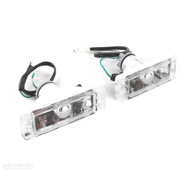 INTERMITENTES VOLKSWAGEN VW GOLF I 74-83 POLO 86C 81-90 LUZ DE POSIÇÃO FUNDO CROMADO - 2