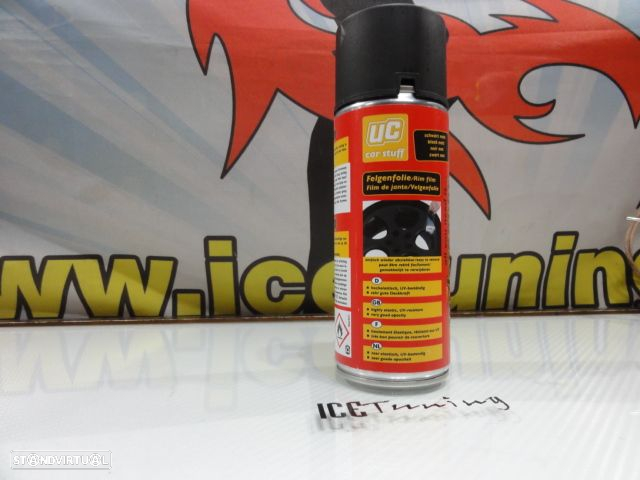 Tinta plástica removível em spray LOW COST em spray 400ml Preto mate ou semi brilho - 4