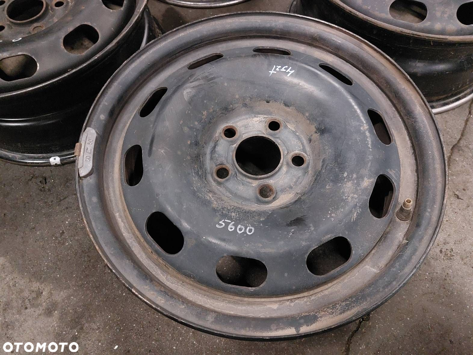 FELGI STALOWE 4 SZT VW GOLF IV 1J0601027Q 5X100 6Jx15 ET38 FI57,1 - 2