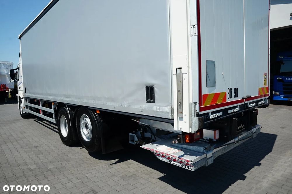 Volvo FM 370 / SOLÓWKA / FIRANKA - 9,1 M / 6X2 / WINDA DHOLLANDIA - 2 000 KG / MOCNA PODŁOGA / KLIMA POSTOJOWA / I- SHIFT / EURO 6 - 12