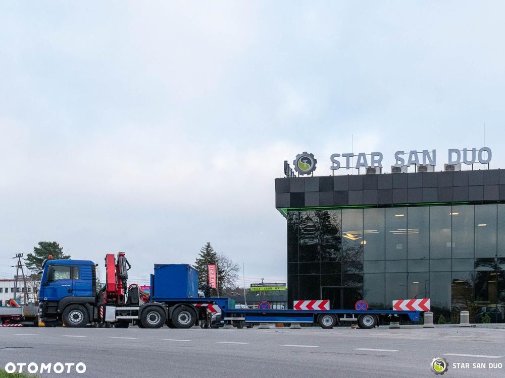 MAN TGS 26.400 6x4 HMF 3722 Fly Jib HDS Żuraw Crane Zestaw - 12