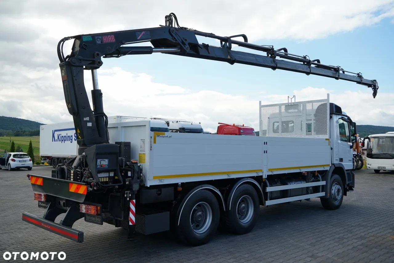 Mercedes-Benz ACTROS 2636 / 6x4 / SKRZYNIOWY 6,5 M + HDS HIAB / MOCNA PODŁOGA / STEROWANIE RADIOWE / ROTATOR / SPROWADZONY - 5