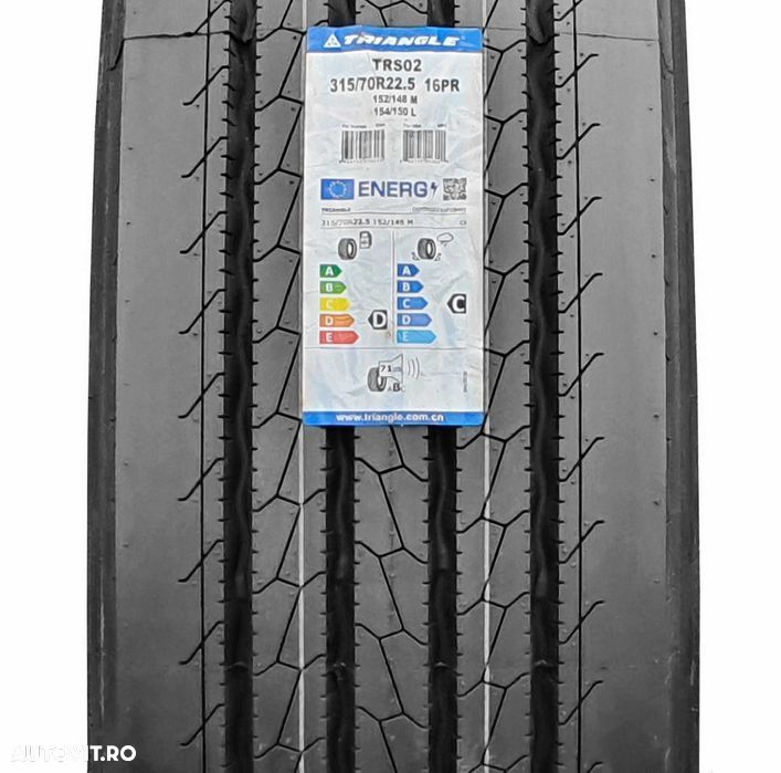 Anvelopa NOUA M+S* Regional 315/70R22.5 Triangle TRS02 152/148M Directie - 2