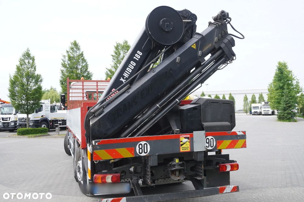 Mercedes-Benz Antos 2540 6x2-4 / HDS HIAB X-HIDUO 188 ES-4 / Rotator / pilot / Platforma 17 EPAL / 3. oś skrętna_256031 - 7