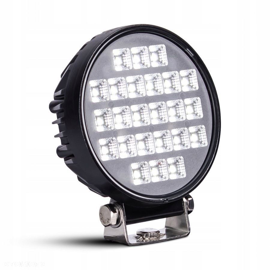 lampa robocza okrągła led 24 led z włącznikiem - 6