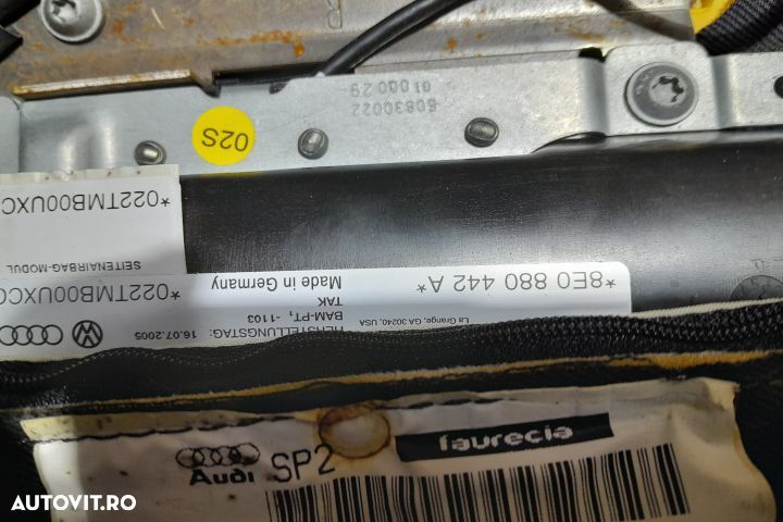 Airbag scaun dreapta 8E0880442A 8E0880442A Audi A4 B7 [2004 - 2008] A - 2