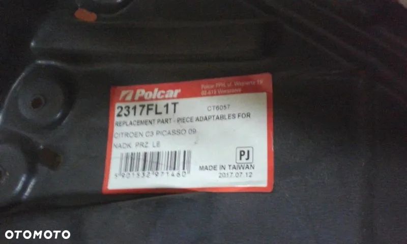 Nadkole lewy przód pasuje do Citroen C3 Picasso - 2