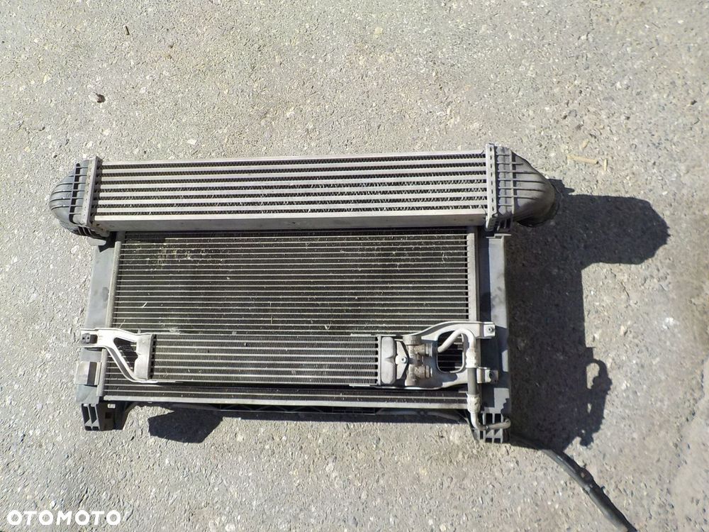 chłodnica wody klimy wentylator komplet mercedes w169 2,0 d AUTOMAT - 2