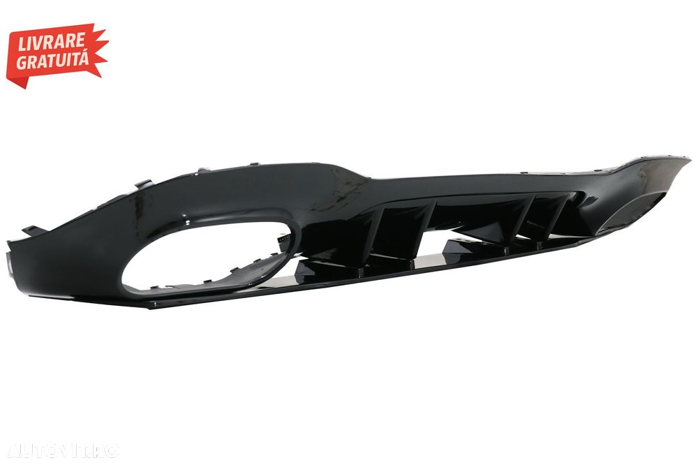 Difuzor Bara Spate Mercedes A-Class W177 Hatchback (2018-Up) Evacuari Crom- livrare gratuita - 3