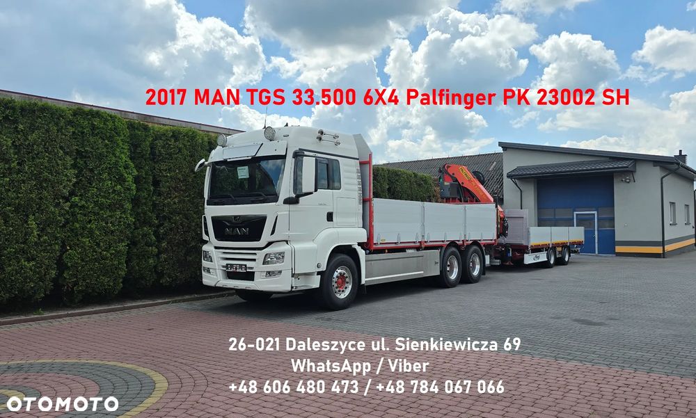 MAN TGS 33.500 6x4 HDS Palfinger PK 23002 SH - 1