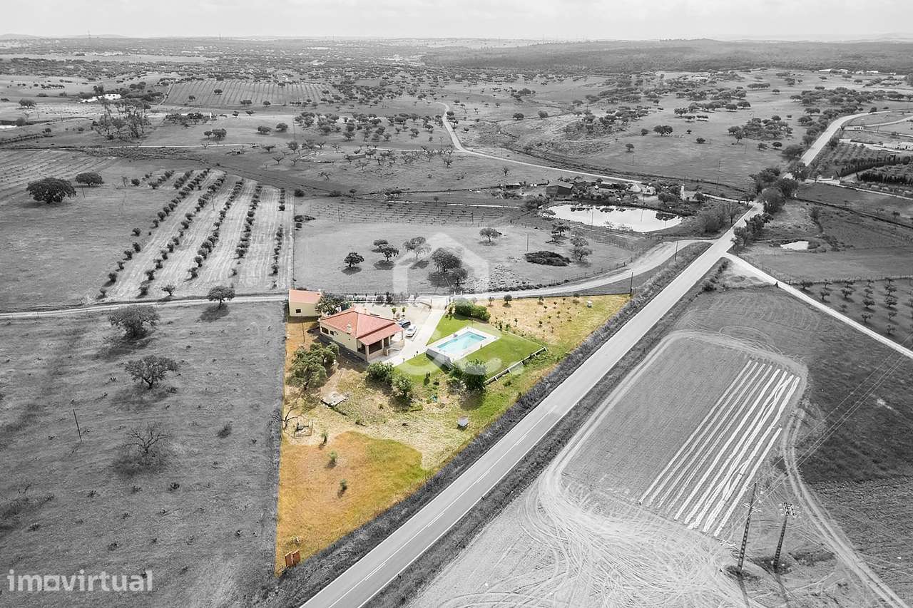 Quinta de Charme de 5250m2 c/ Moradia T3 e Piscina | Amareleja - Grande imagem: 2/60