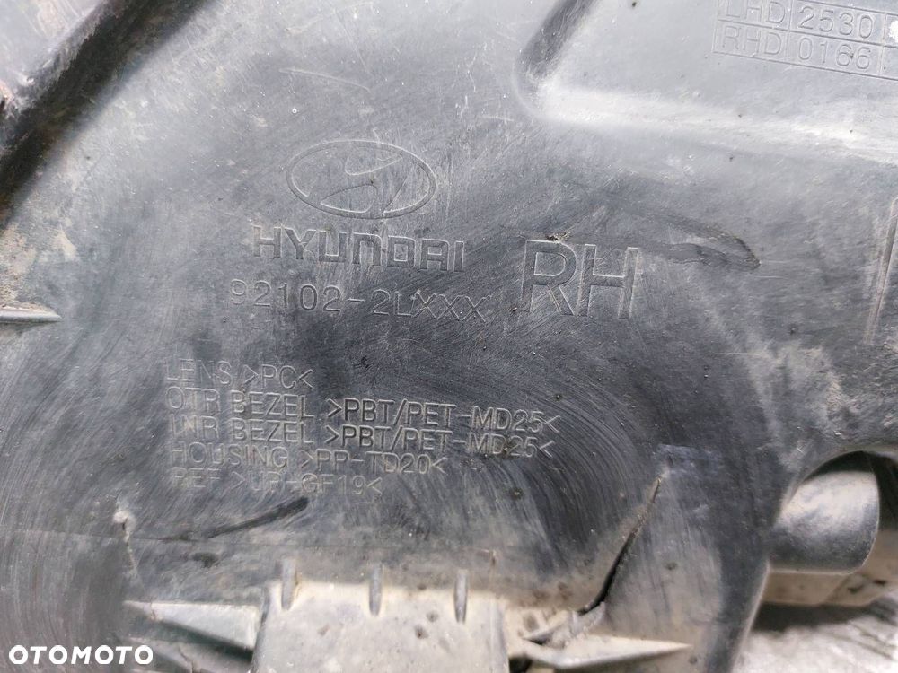 LAMPA LEWY + PRAWY PRZÓD HYUNDAI I30 I EU 92102-2LXXX 92101-2LXXX - 9