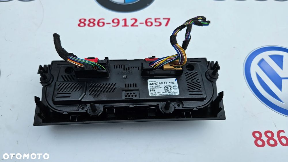 Skoda Superb 3 III 3V Panel klimatyzacji Sterowanie nawiewem panel klimy AC Grzane fotele 3V0907044FK EUROPA IDEALNY - 5