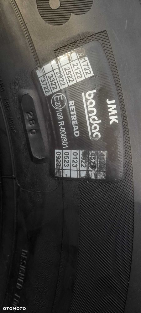 opony Bandag/Bridgestone M729   315/70R22,5 - 3