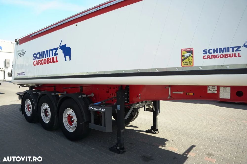 Schmitz Cargobull BASCULATOR SCHMITZ / 27 m3 / ALUMINIU / PUNCT DE RIDICARE / 5.300 KG / JANTE DIN ALIAJ - 9