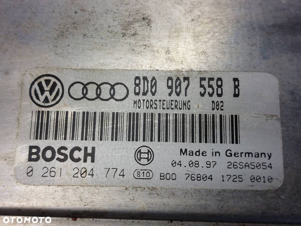 ZESTAW STARTOWY AUDI A4 B5 1.8 20V 8D0907558B 4B0905851A 8D0919860G - 2