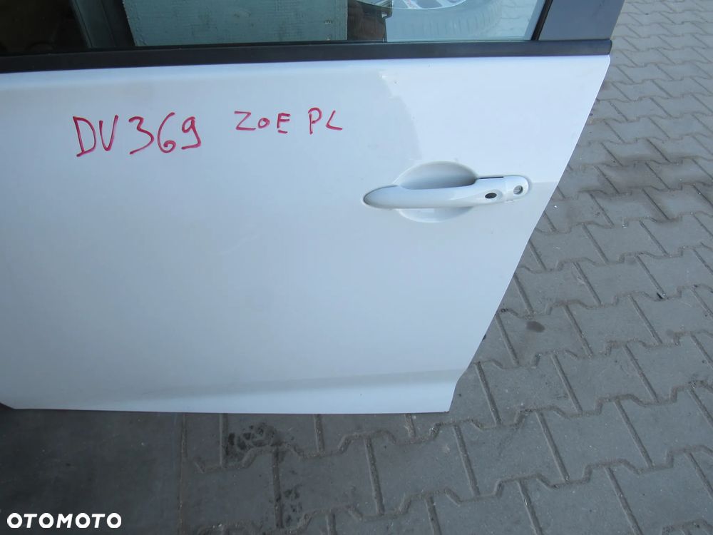 renault zoe przednie prawe lewe drzwi dv369 18r .. - 3