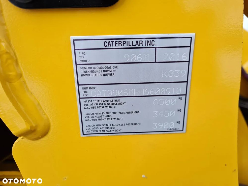 Caterpillar 906M STAN IDEALNY 2016ROK - 15