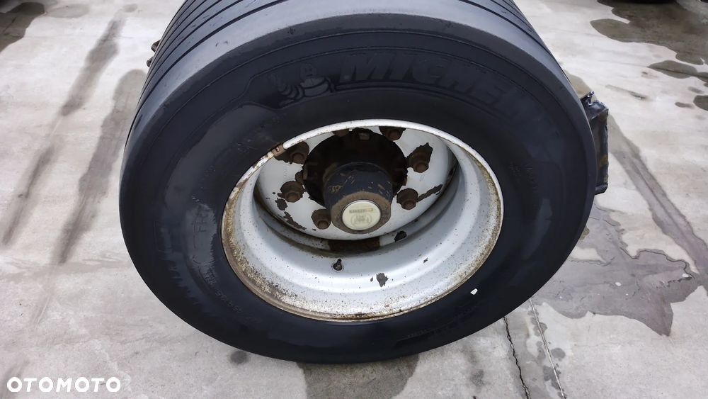 Oś BPW Naczepa Przyczepa  Mega Resor Pół resor Felga 19.5 Opony 245/45r19.5 - 24