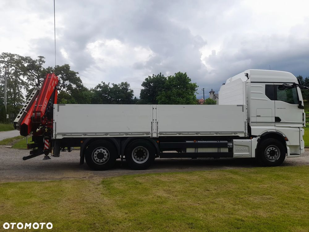 MAN TGX 26.470 6x2-4  OŚ PODWIESZANA - SKRĘTNA, HDS Dzwig Żuraw Fassi F235 + 5/6 funkcja chwytak/rotator + RADIO!!! Skrzynia 660x250cm - 18