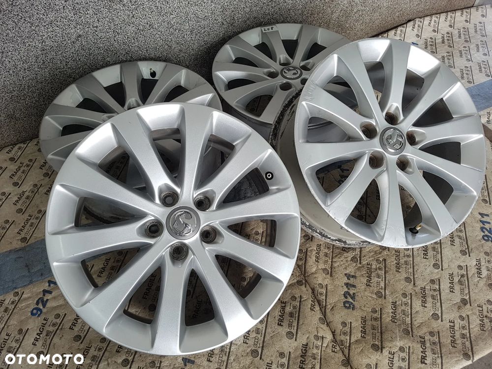 FELGI ALU ORYGINAŁ  OPEL ASTRA H ZAFIRA B MERIVA B 5X110  7jX17 ET35 - 18