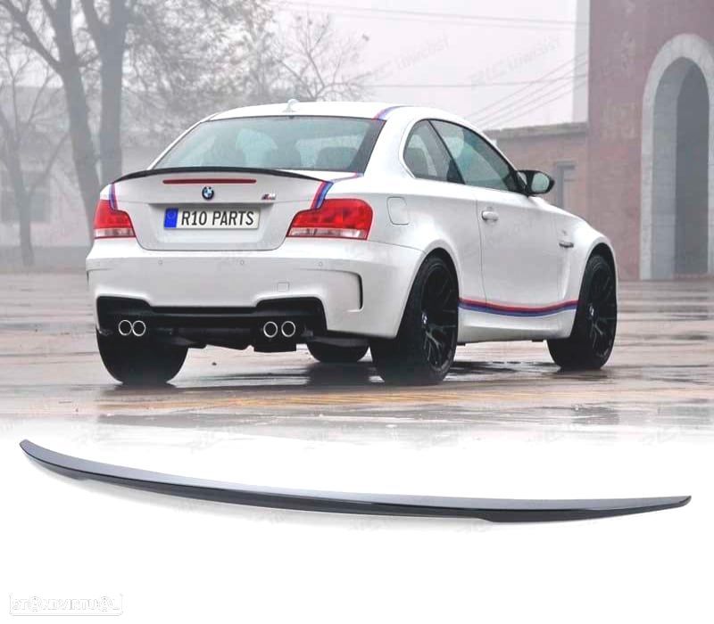 AILERON SPOILER BMW E82 LOOK M PERFORMANCE PRETO BRILHANTE - 1