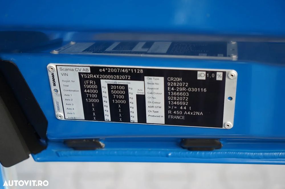 Scania R 450 / RETARDER / SISTEM HIDRAULIC / AER CONDIȚIONAT PARCARE / JANTE DIN ALIAJ - 37