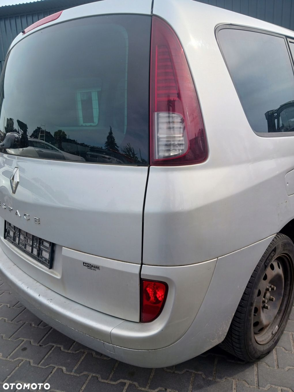 KLAPA SZYBA BAGAŻNIKA TYŁ RENAULT ESPACE IV 4 LIFT TED69 2008 ROK - 3
