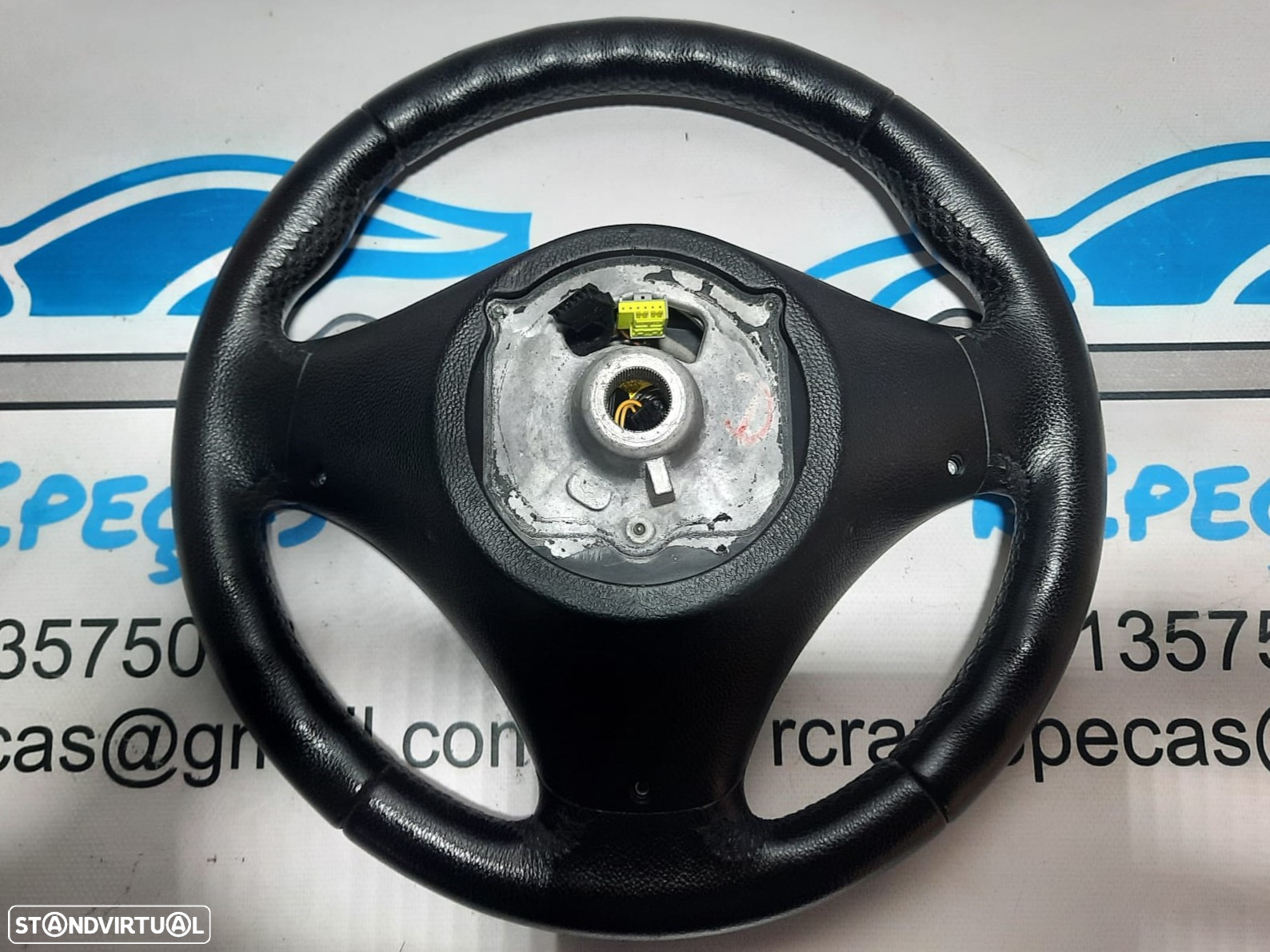 VOLANTE GUIADOR COMPLETO BMW SERIE 1 E81 SERIE 1 E87 E82 E88 SERIE 3 E90 E91 E92 E93 X1 E87 PELE AIRBAG COMANDOS MULTIFUNÇÕES CONTROLO - 8