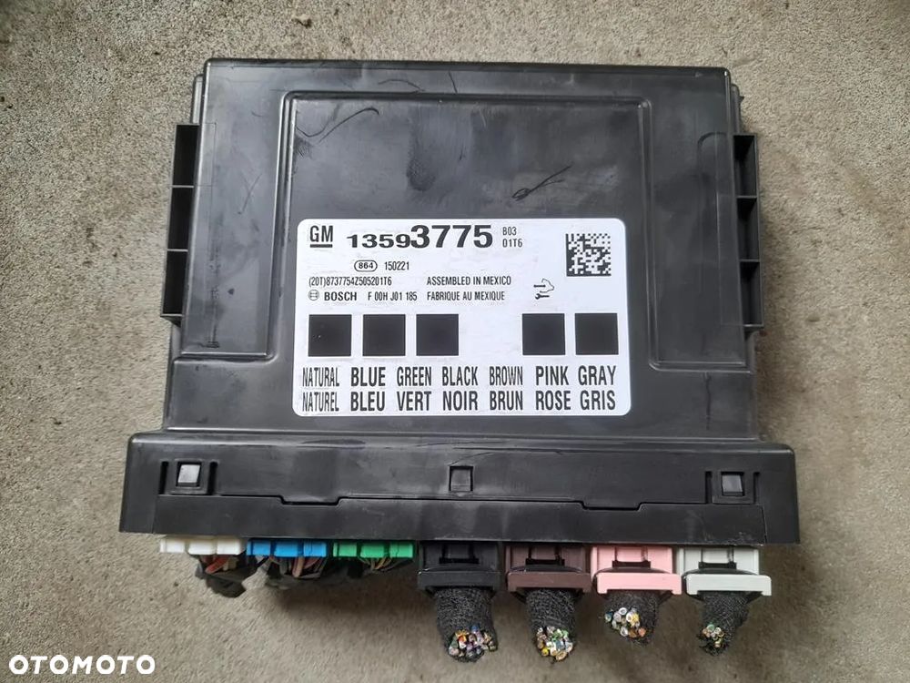Moduł Komfortu sterownik Opel Insignia A Lift 13593775 - 1