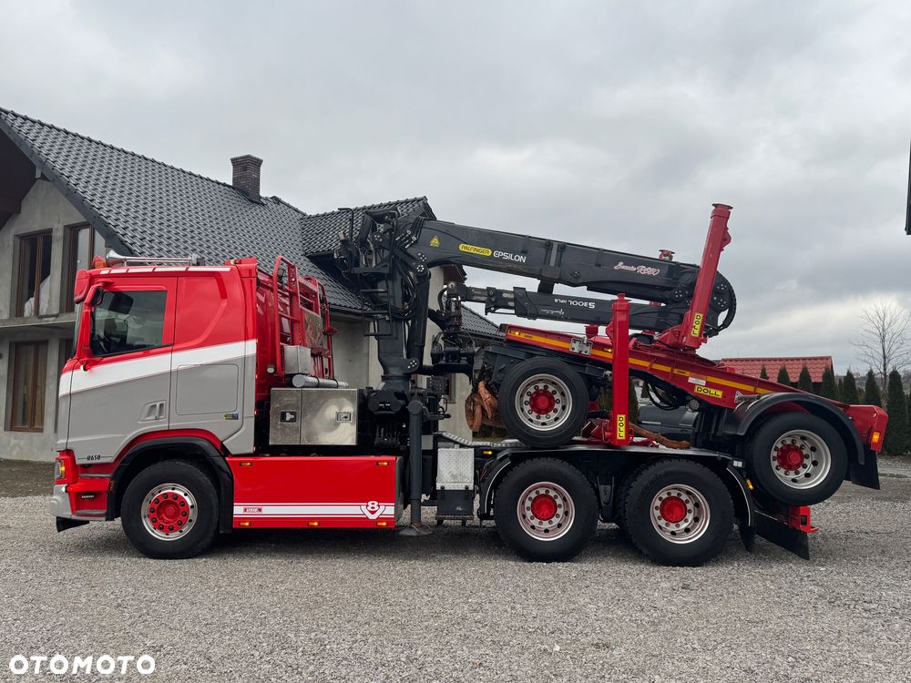 Scania V8 R650*Do drewna*drzewa*dłużycy*DOLL*EPSILON S300L* - 9