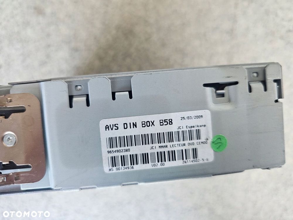 Zmieniarka CD odtwarzacz DVD 9654902380 Citroen C4 Grand Picasso - 2