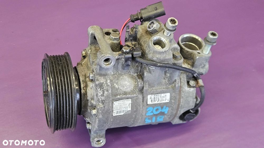 Sprężarka Klimatyzacji 4F0260805G 6SEU14C 447180-7723 Kompresor Klima Sprzęgło Koło 2.0 2.7 3.0 TDI Audi A6 C6 A4 B7 - 6