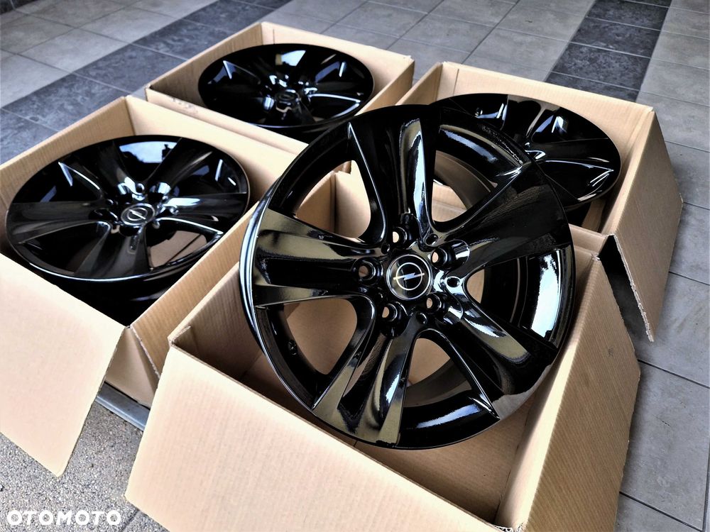 Alufelgi 17 5x120 Opel Insignia A Czarne Oryginalne ! 837# - 2