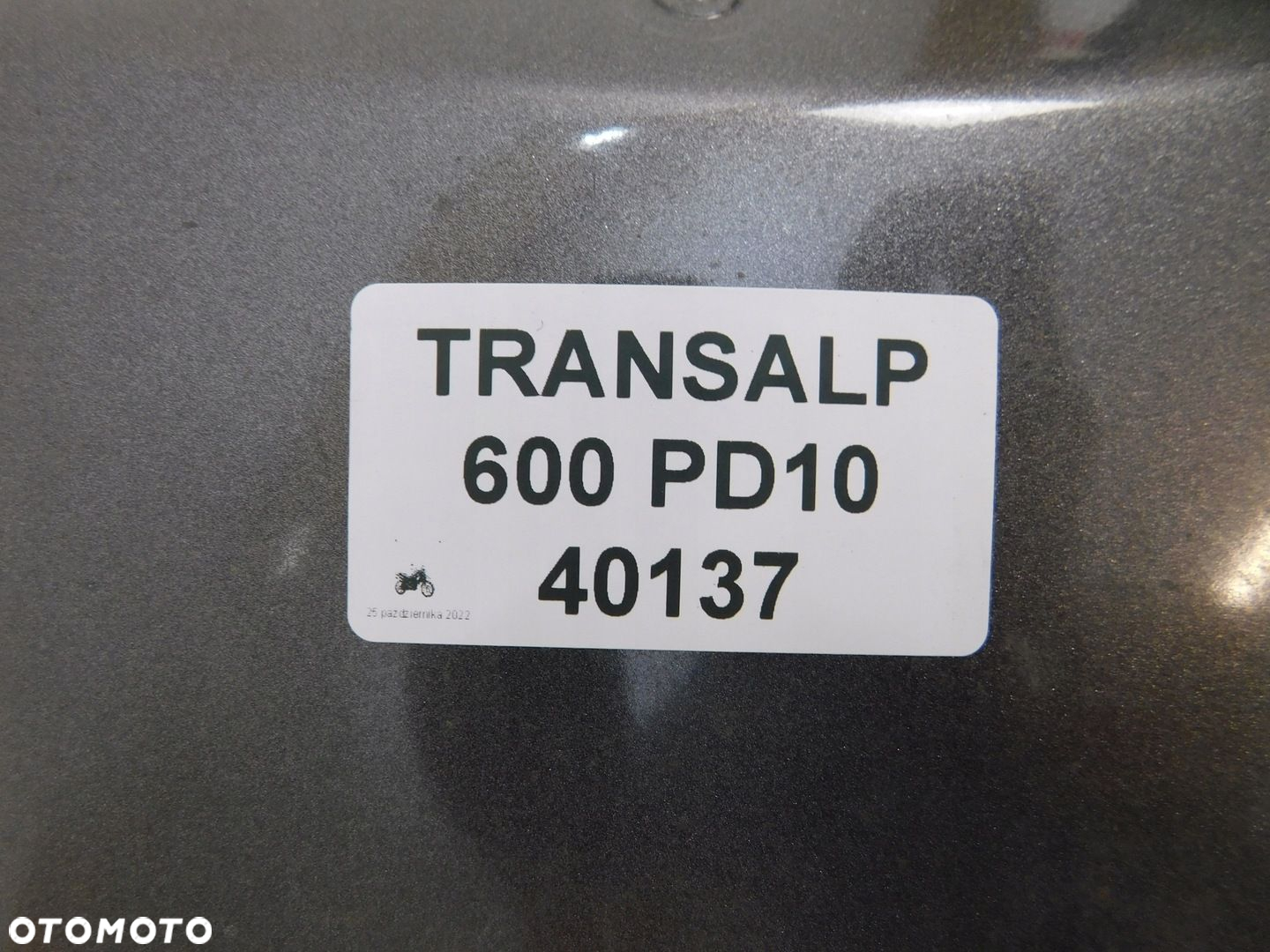 HONDA TRANSALP 600 PD10 NADKOLE TYŁ ZADUPEK - 9