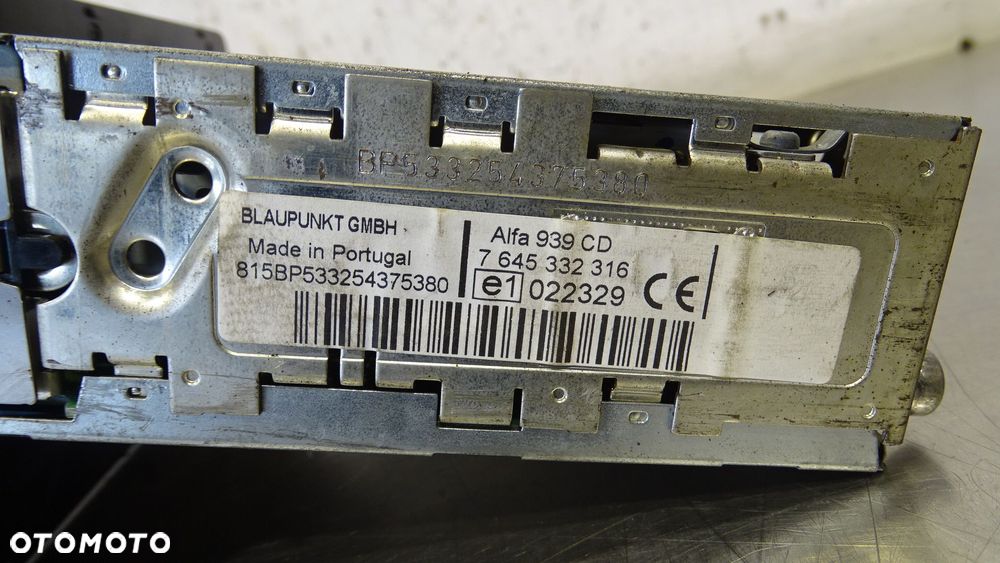 RADIO ALFA ROMEO 159 JTDM 7645332316    1560704420 - 7
