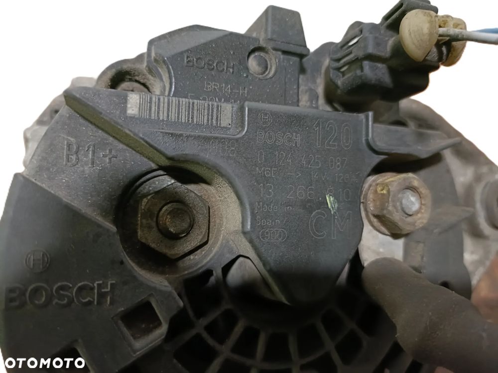 OPEL CORSA D 06-14 r. 1,4 B ALTERNATOR BOSCH 0124425087 + - 4