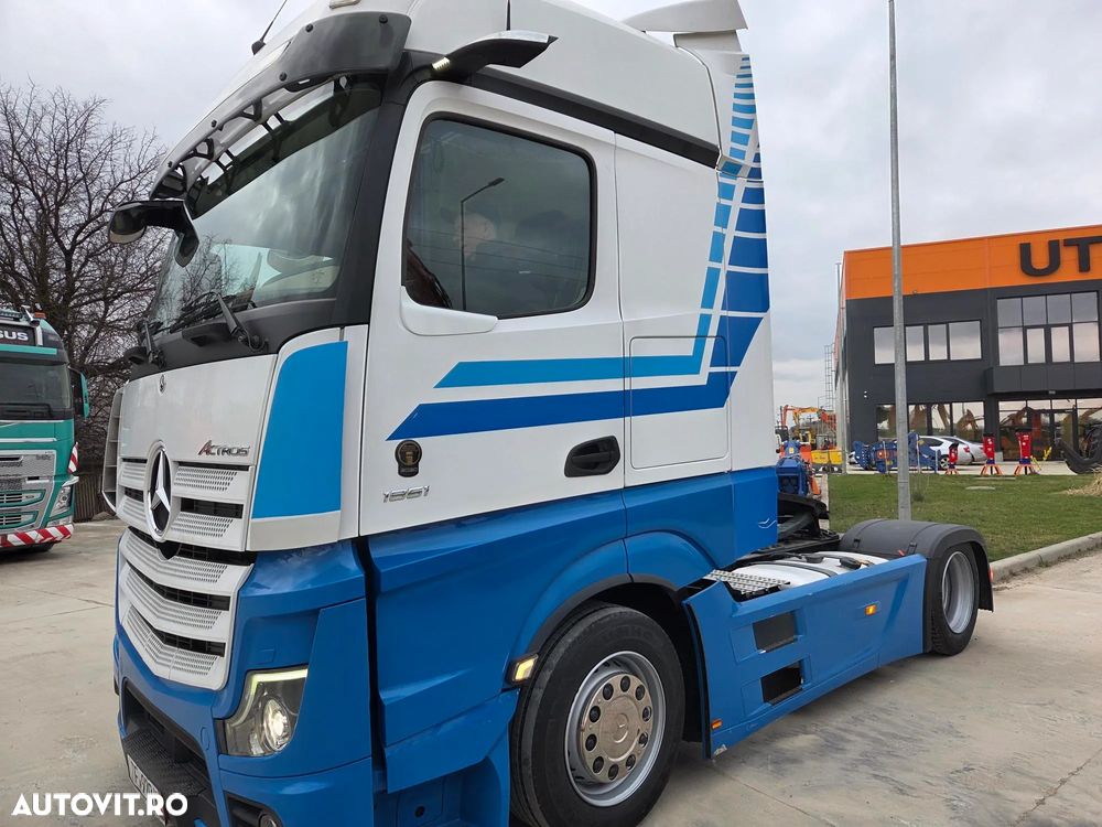 Mercedes-Benz ACTROS 18.510, AUTOMATA+RETARDER 5 trepte, SA CUPLARE REGLABILA la 1,15m si 0,9m, 2 rezervoare cumulat 680l, Spoilere cabina si sasiu, Camere in loc de oglinzi, Navigatie, Frigider, rulat in GERMANIA, posibil leasing 4 ani, PROMOTIE 45.900 EUR+tva - 4