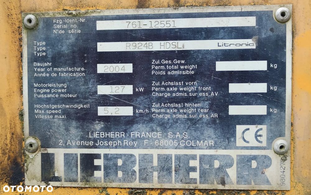 Liebherr R924B HDSL Long Reach - 14